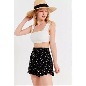 UO Greenwich Polka Dot Drawstring Short